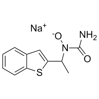 Zileuton sodium 化学構造