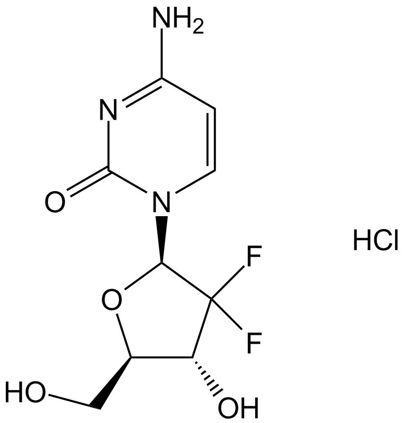 Gemcitabine HCl Chemische Struktur