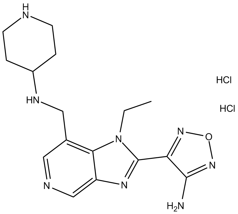 SB 747651A dihydrochloride 化学構造