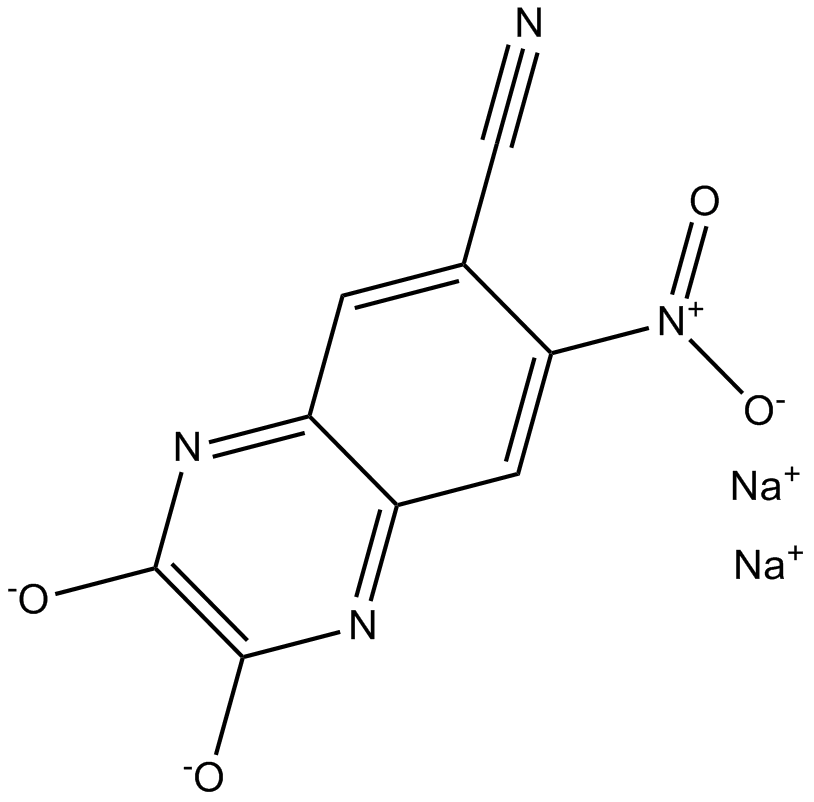 CNQX disodium salt Chemische Struktur