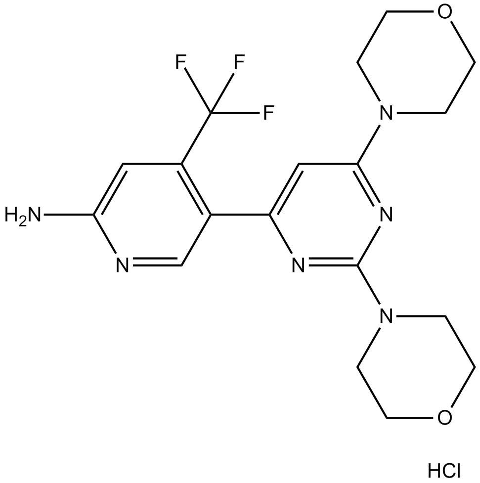 NVP-BKM120 Hydrochloride  Chemical Structure