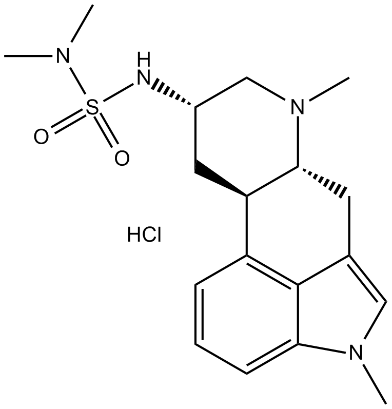 Mesulergine hydrochloride 化学構造