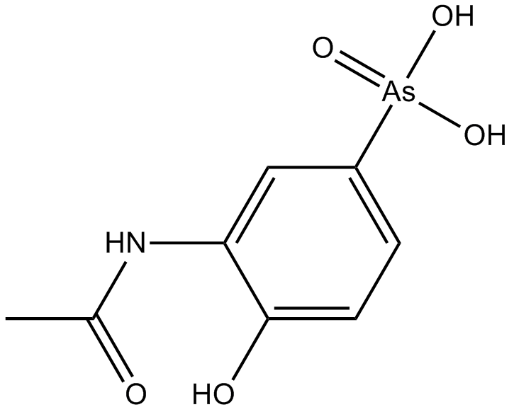 Acetarsone 化学構造