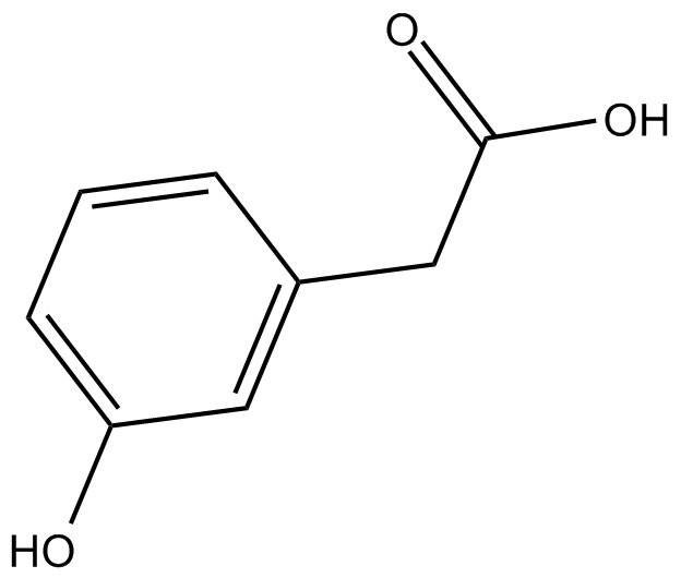 3-Hydroxyphenylacetic acid التركيب الكيميائي