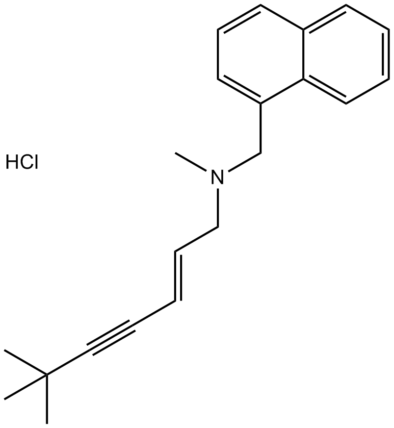 Terbinafine HCl Chemische Struktur