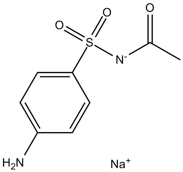 Sulfacetamide Sodium Chemical Structure