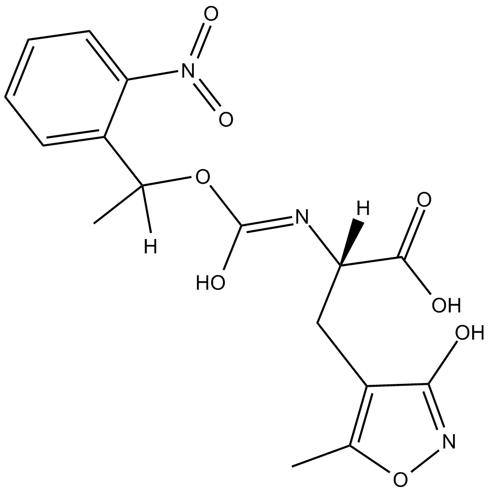 NPEC-caged-(S)-AMPA Chemische Struktur