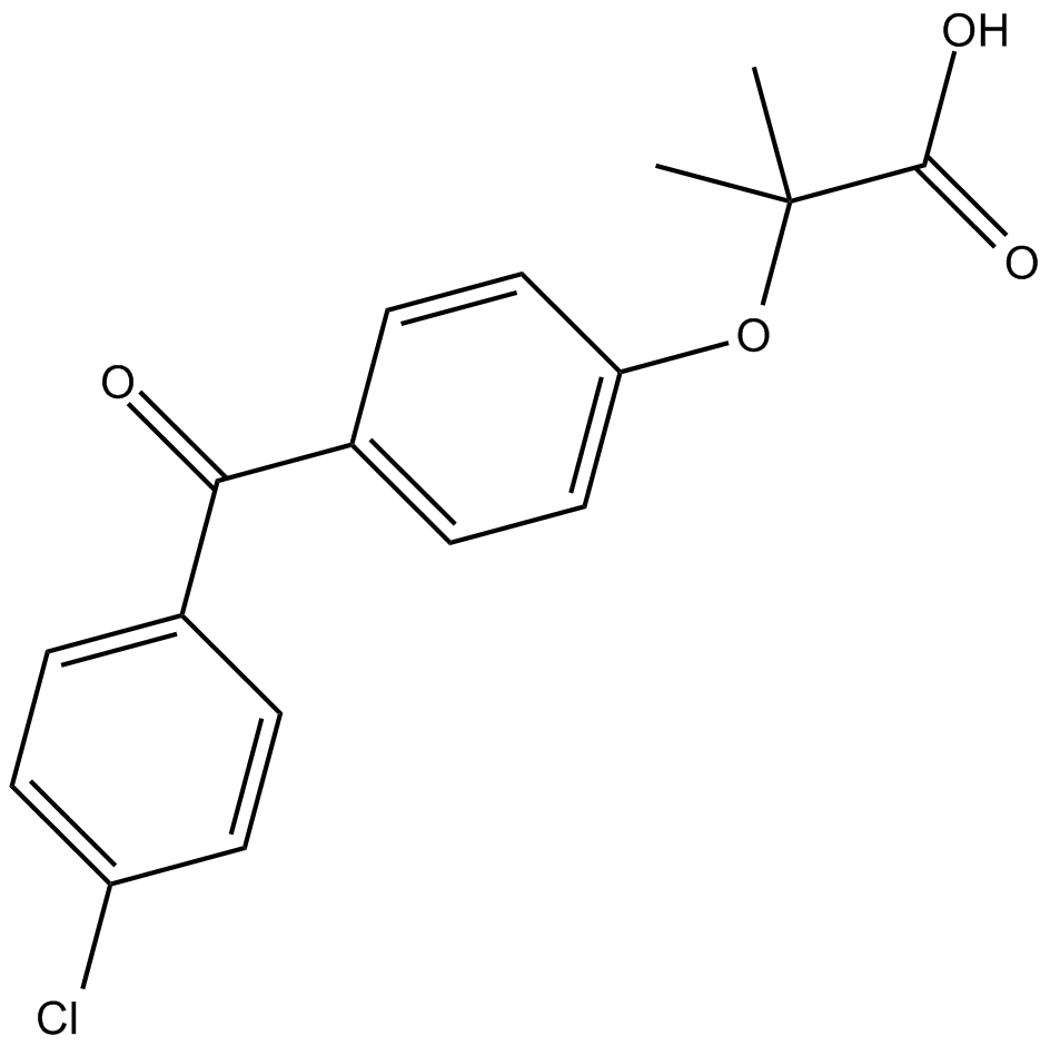 Fenofibric acid 化学構造