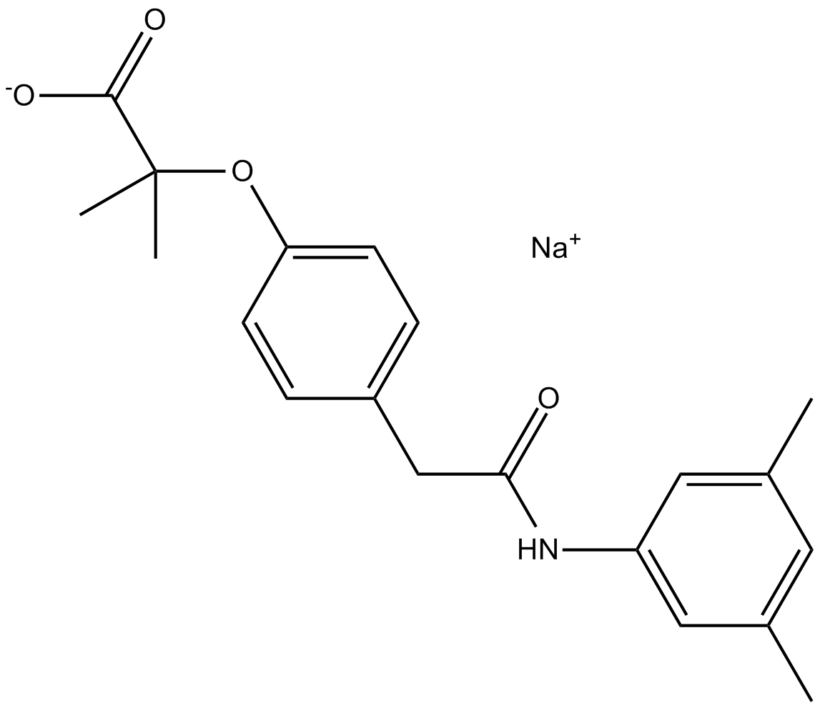 Efaproxiral Sodium 化学構造