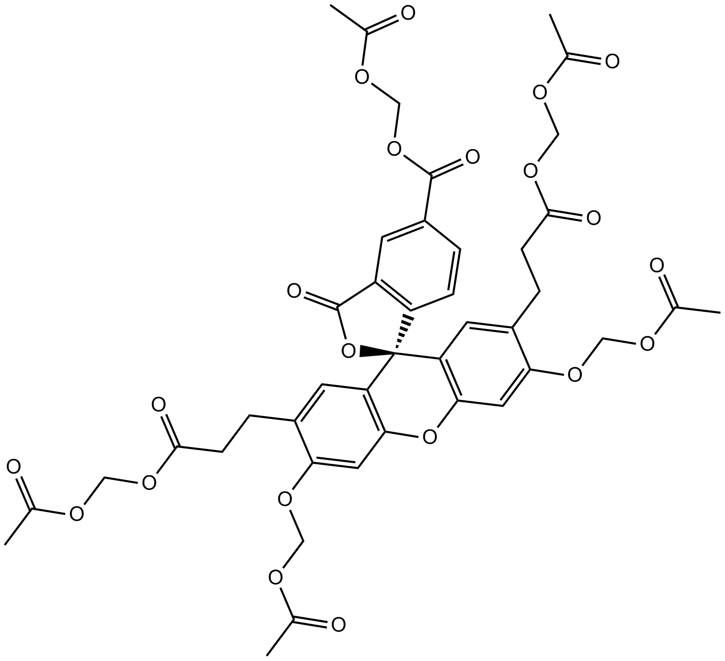 BCECF-AM  Chemical Structure