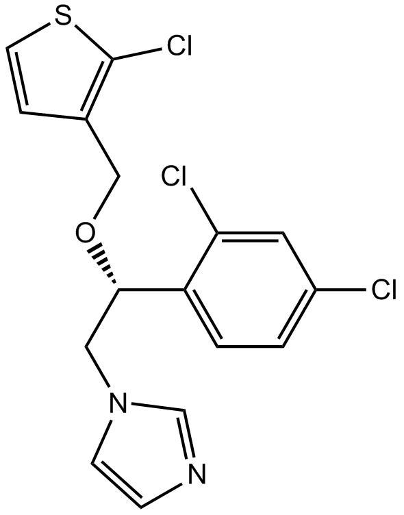 Tioconazole  Chemical Structure