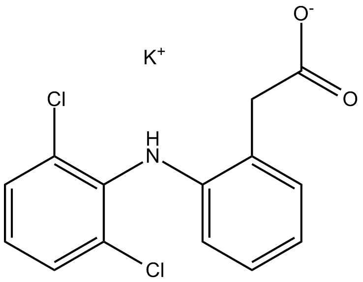 Diclofenac Potassium  Chemical Structure