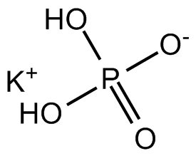 Potassium phosphate monobasic 化学構造