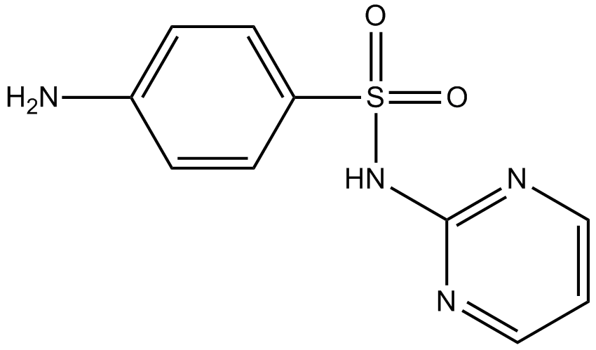 Sulfadiazine Chemische Struktur