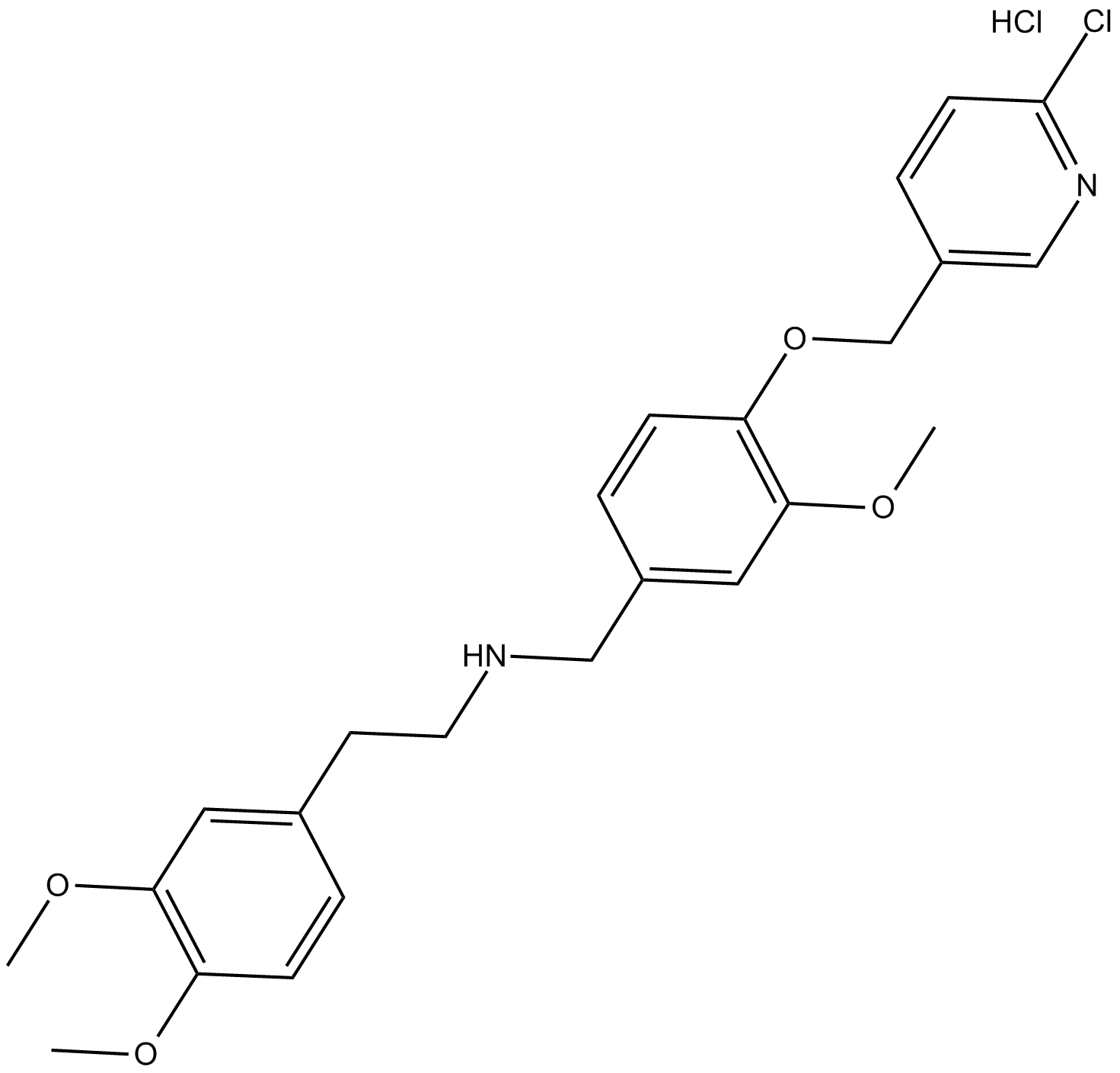SBE 13 HCl  Chemical Structure