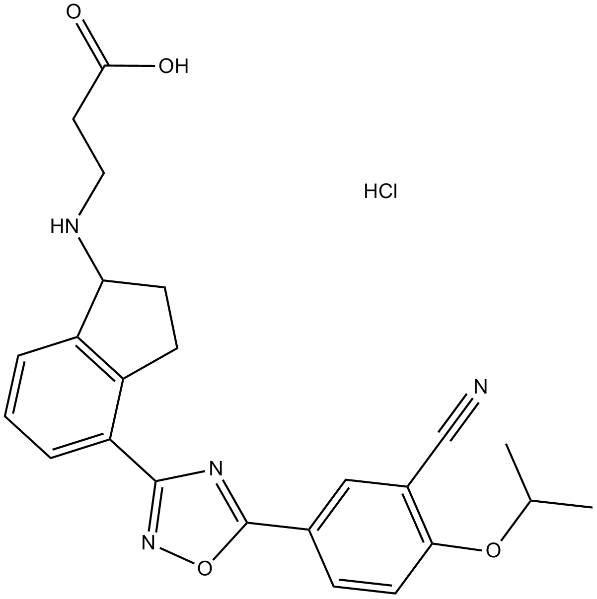 RP 001 hydrochloride 化学構造