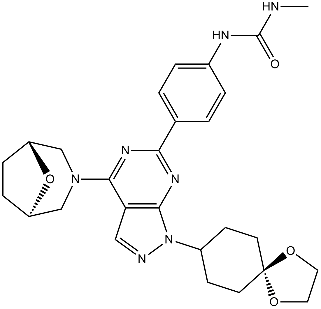 WYE-125132 (WYE-132) 化学構造