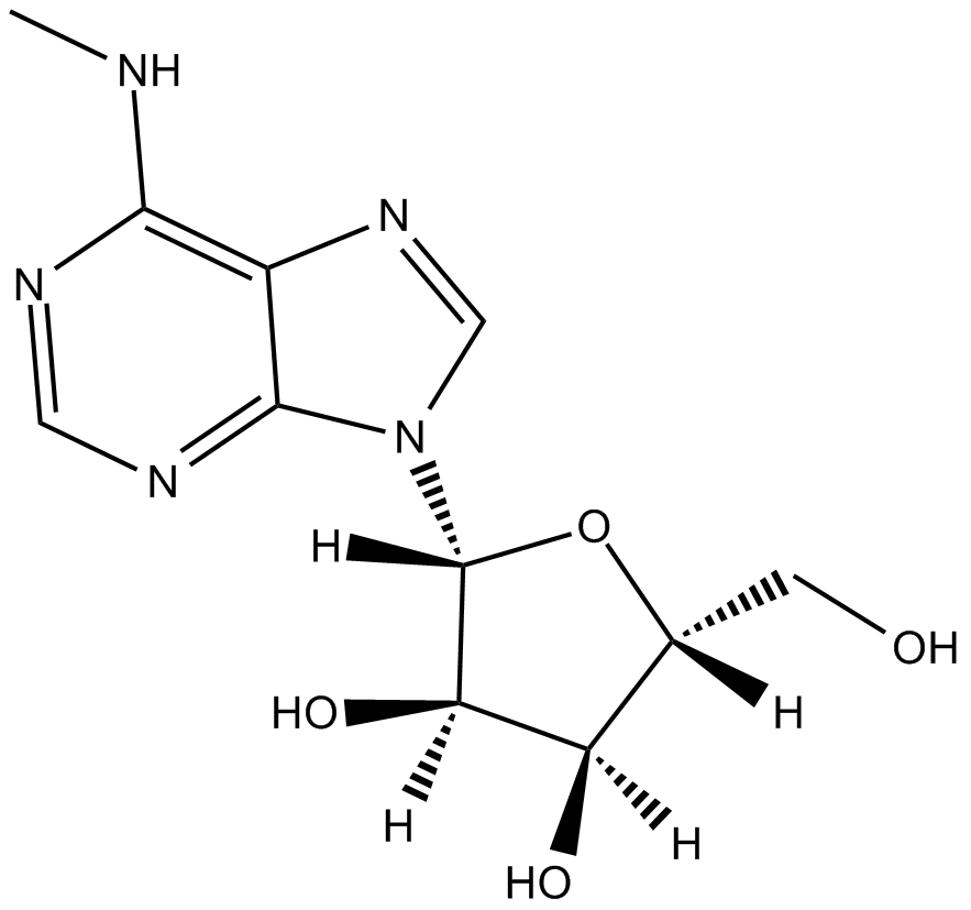 N6-methyladenosine (m6A) Chemische Struktur