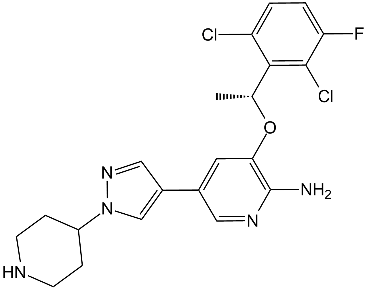 (R)-Crizotinib  Chemical Structure