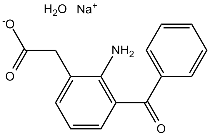Amfenac Sodium Monohydrate  Chemical Structure