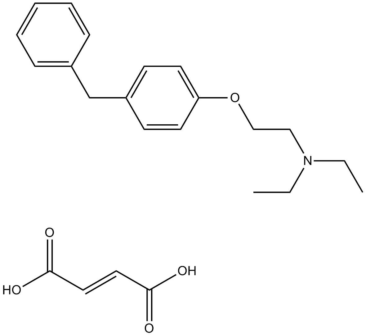 DPPE fumarate 化学構造