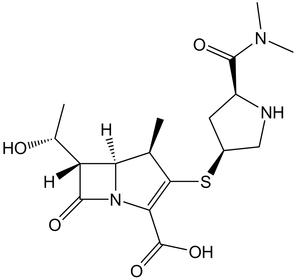 Meropenem Chemical Structure