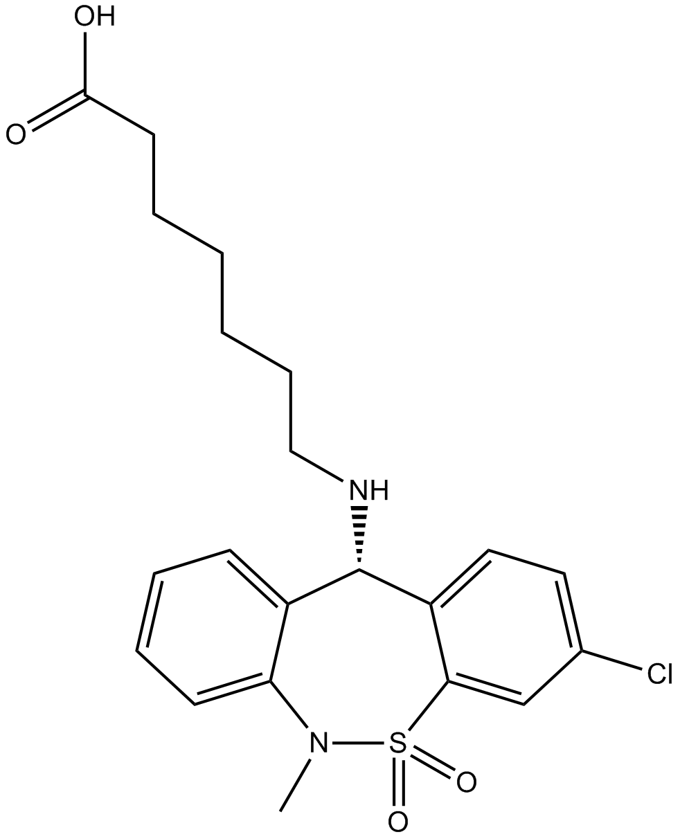 Tianeptine  Chemical Structure