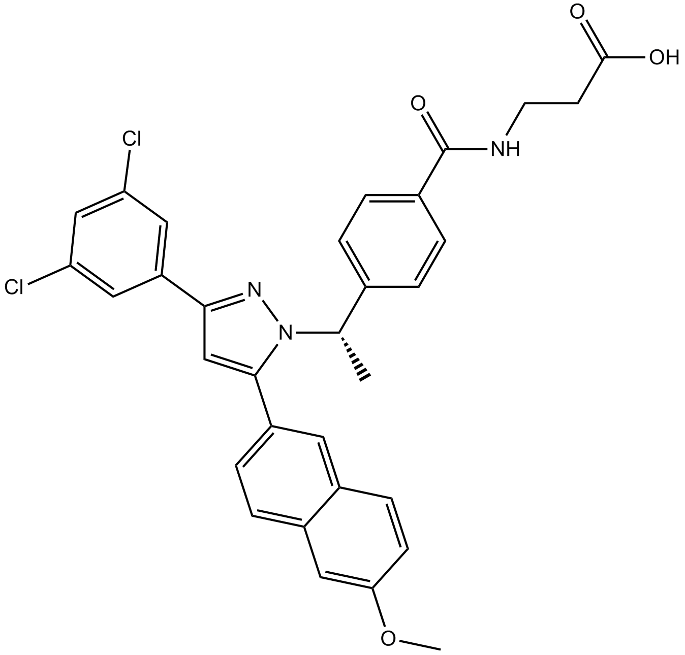 MK 0893  Chemical Structure