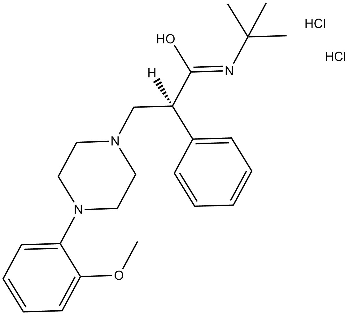 (S)-WAY 100135 dihydrochloride Chemische Struktur