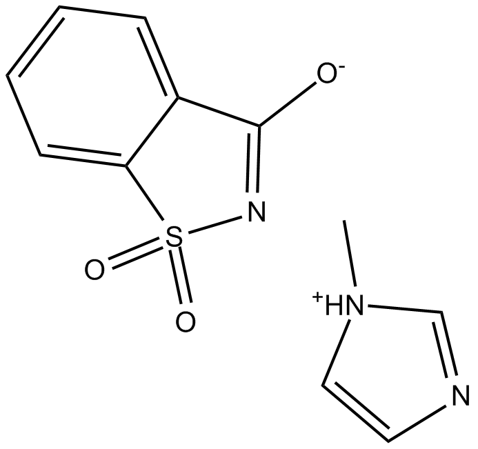 Saccharin 1-methylimidazole (SMI) Chemical Structure