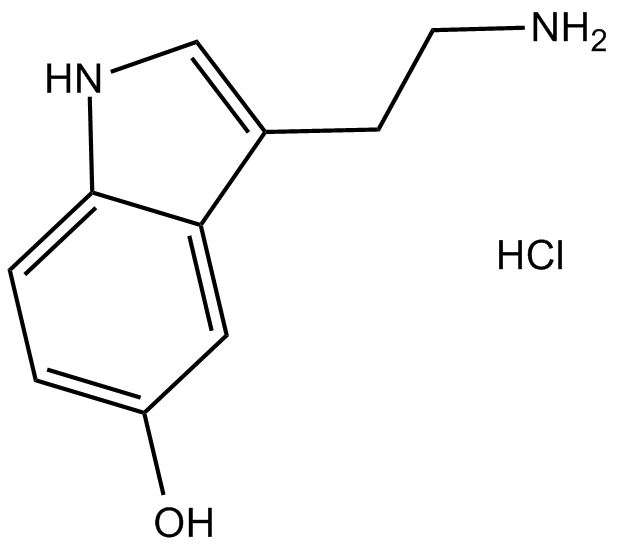 Serotonin HCl  Chemical Structure