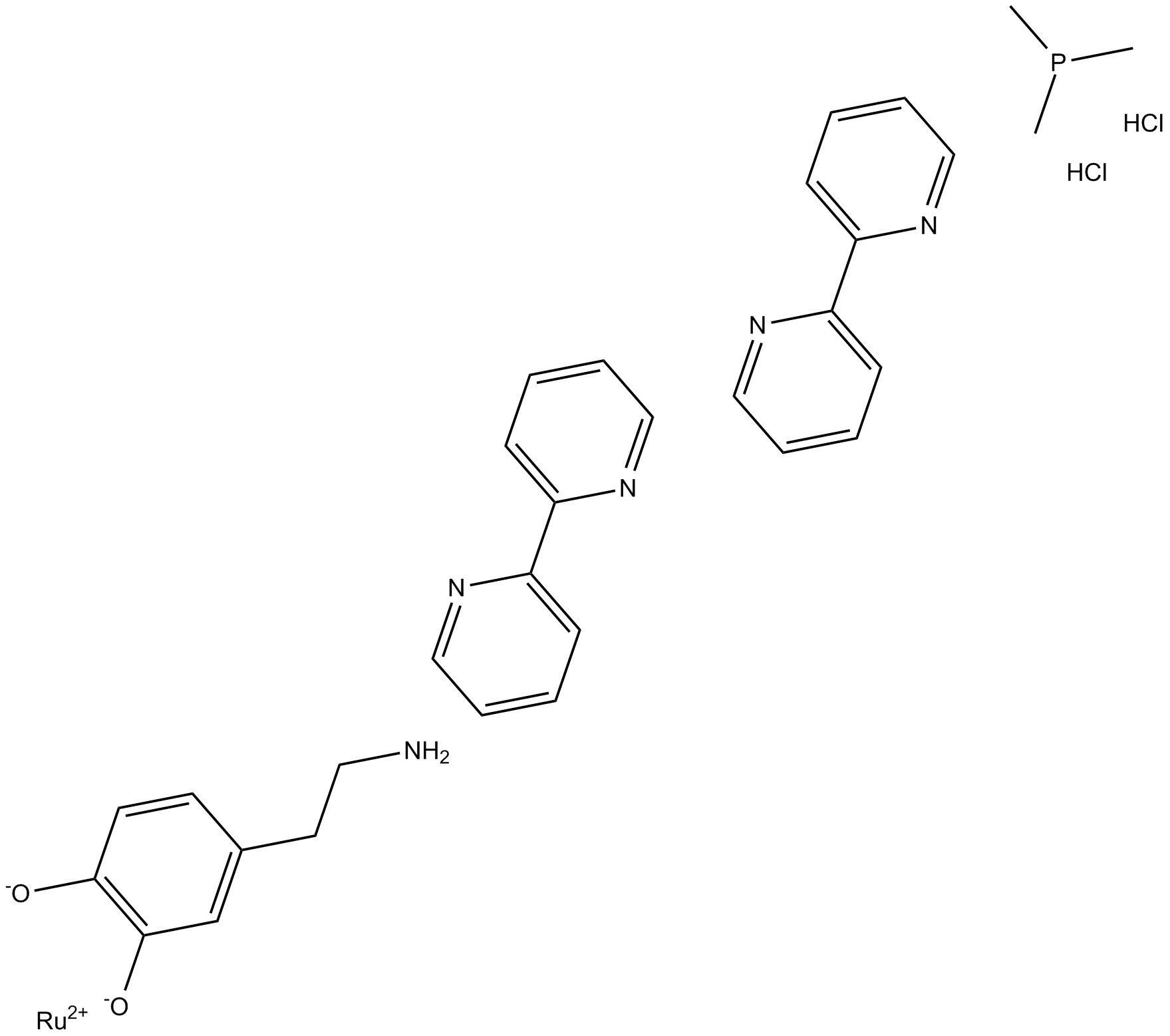 RuBi-Dopa التركيب الكيميائي