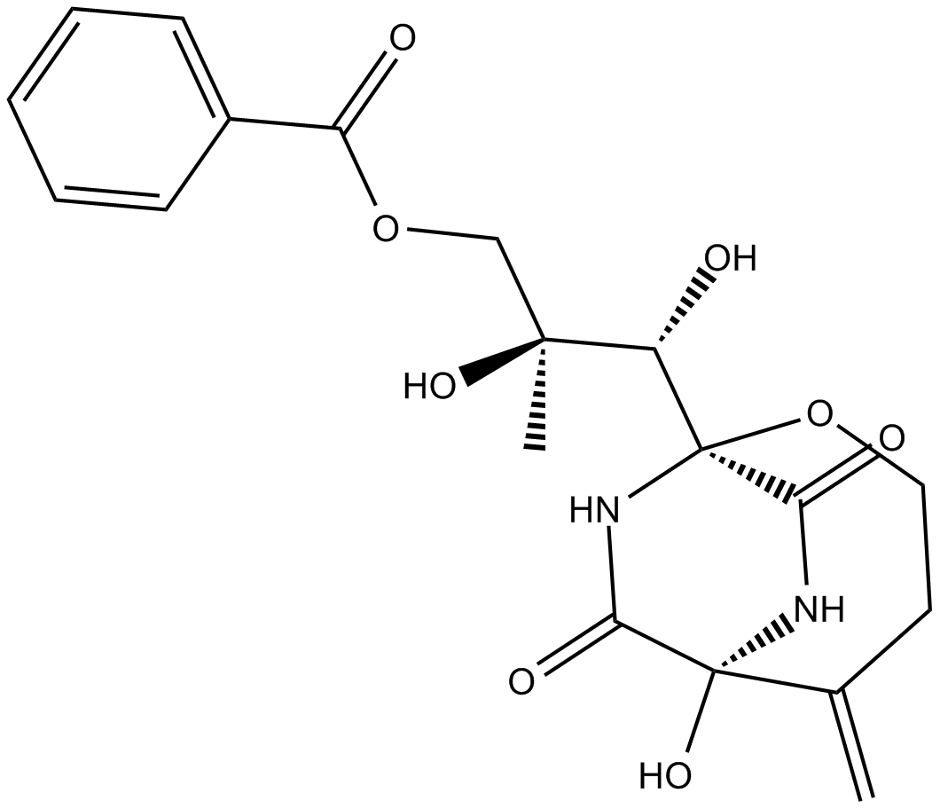 Bicyclomycin Benzoate  Chemical Structure