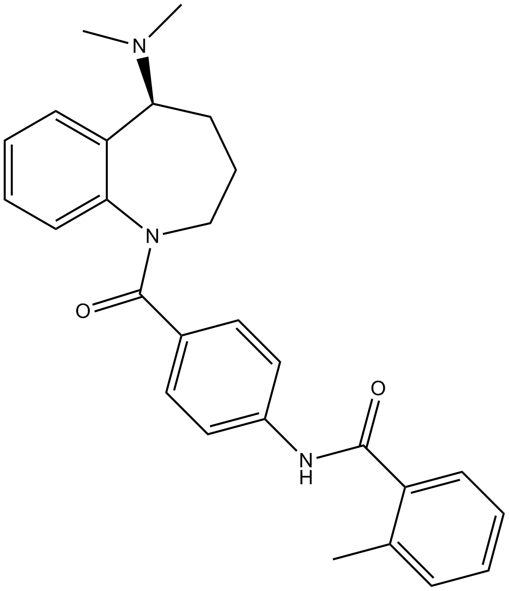 Mozavaptan  Chemical Structure