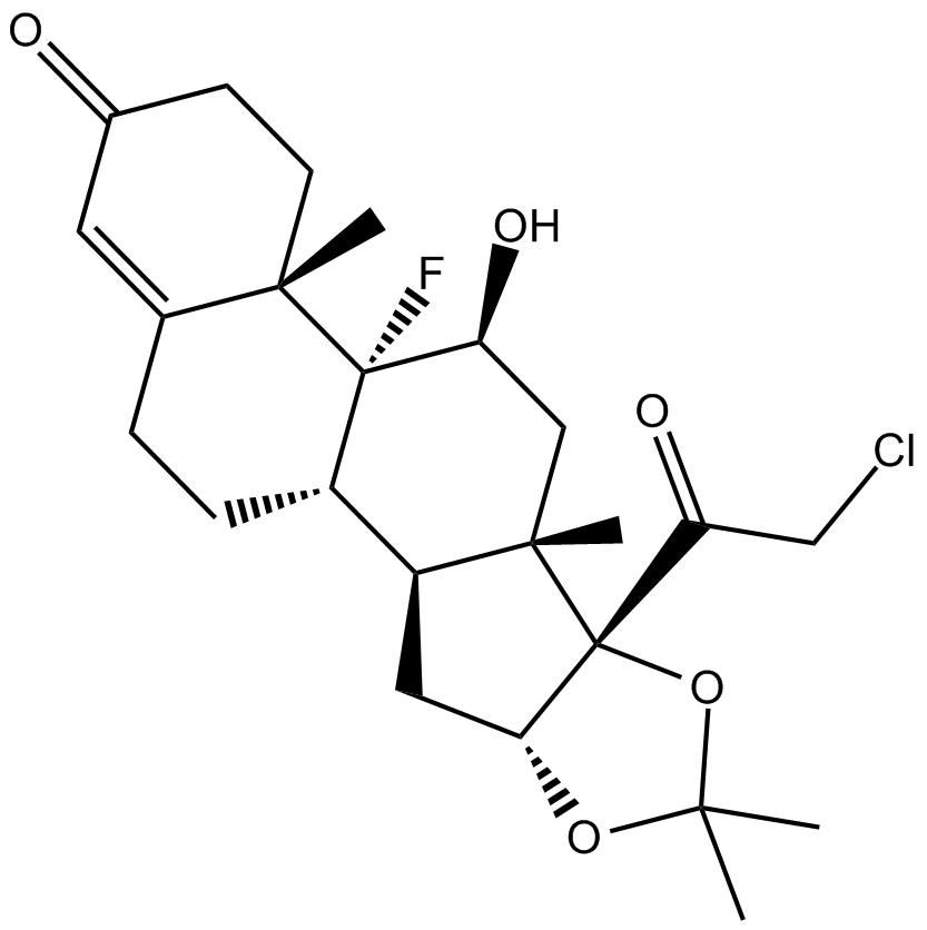 Halcinonide 化学構造