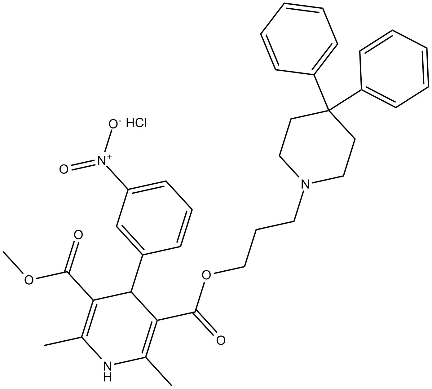 Niguldipine (hydrochloride)  Chemical Structure