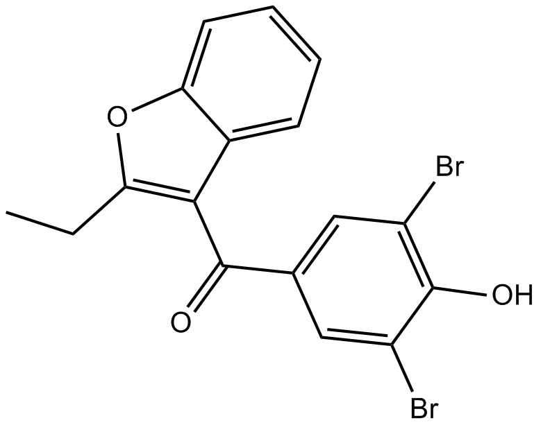 Benzbromarone 化学構造