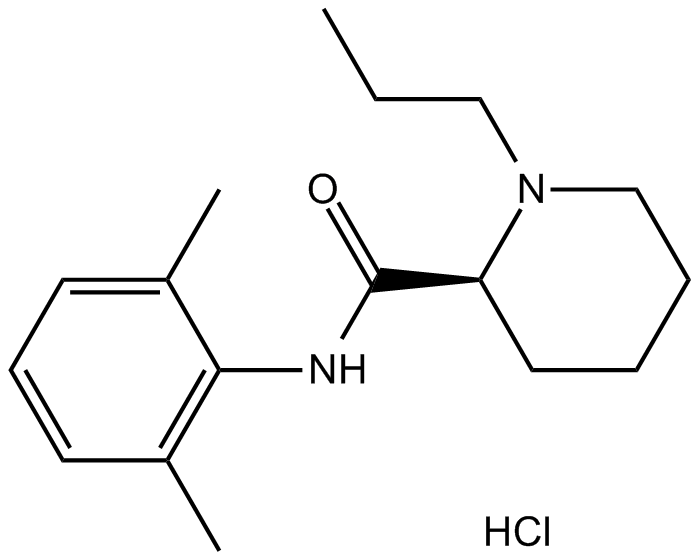 Ropivacaine HCl Chemische Struktur