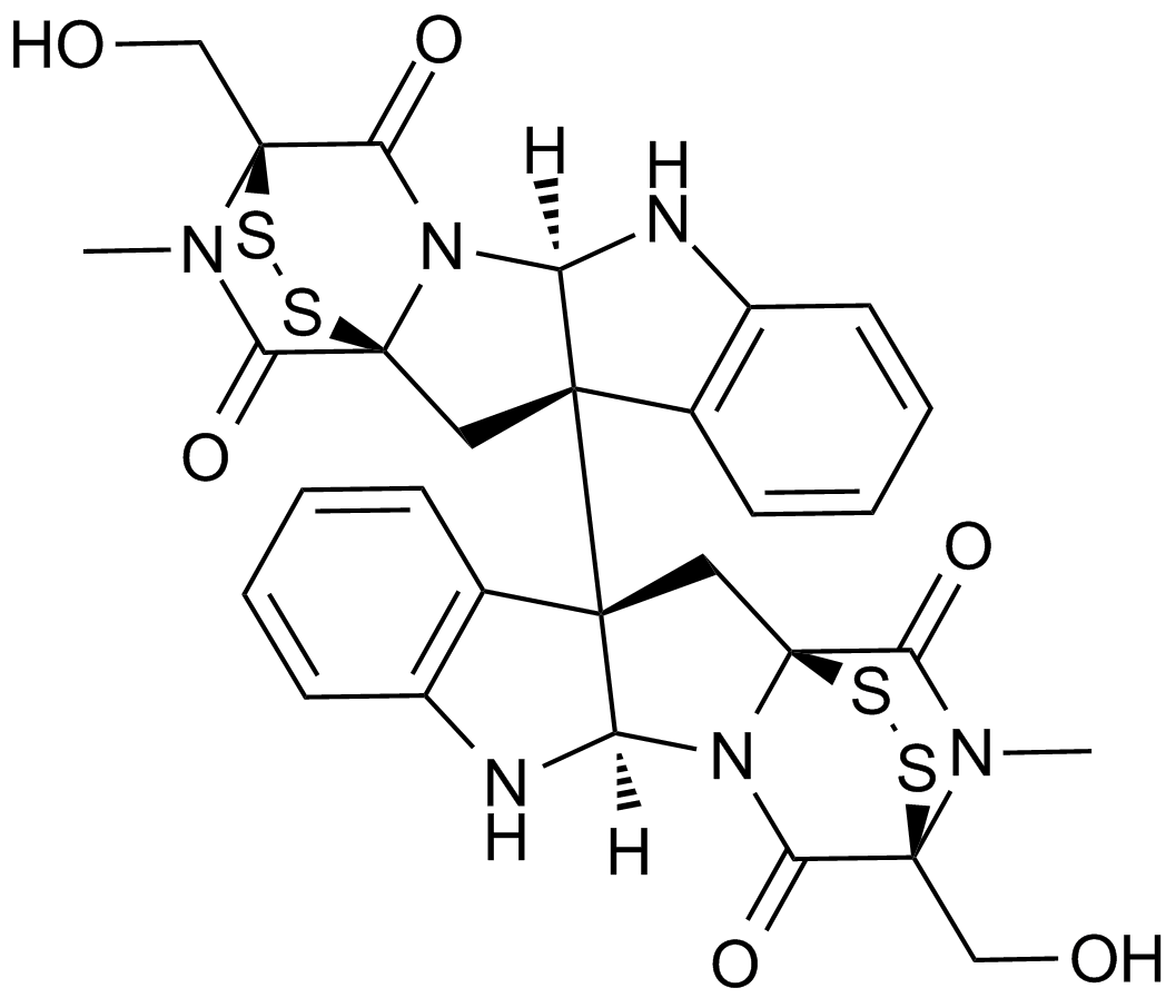 Chaetocin 化学構造