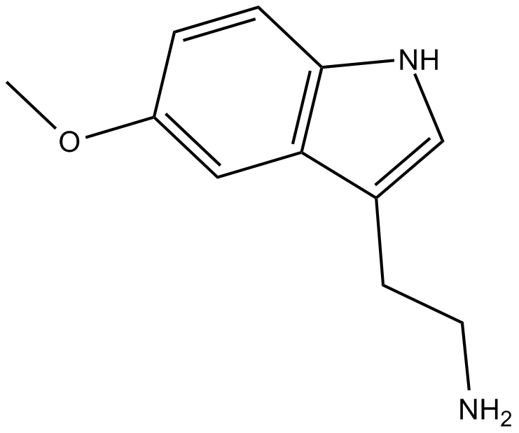 5-Methoxytryptamine 化学構造