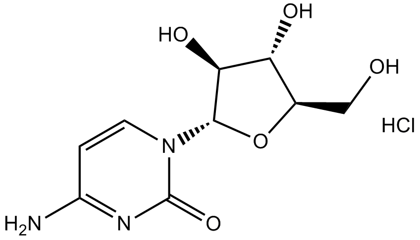 Cytarabine hydrochloride Chemische Struktur