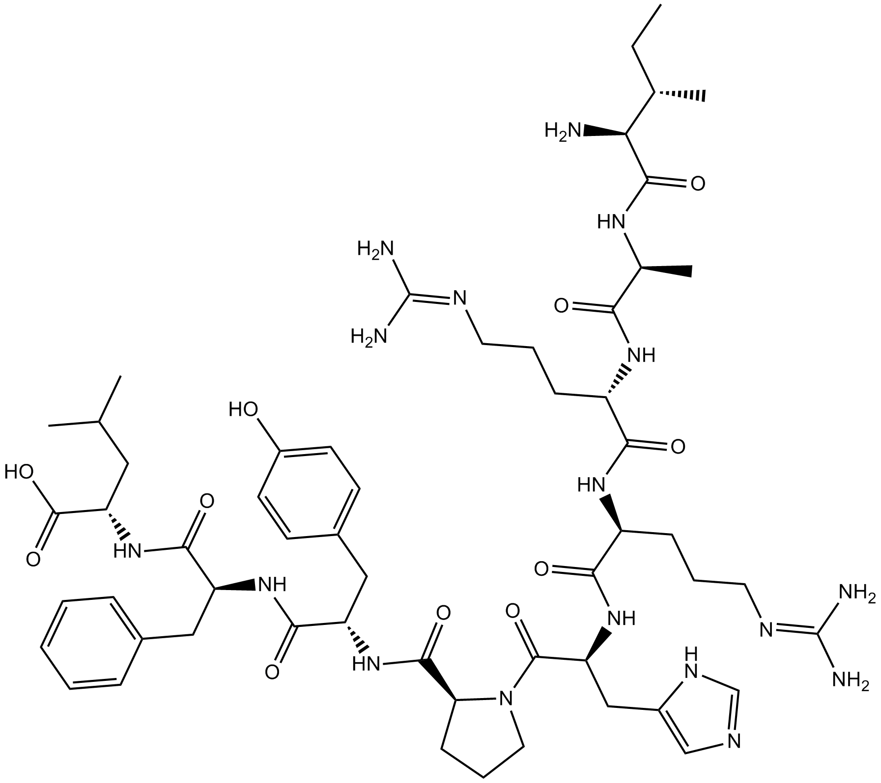 Kinetensin (human)  Chemical Structure