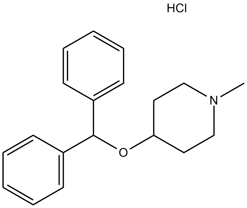 Diphenylpyraline HCl 化学構造