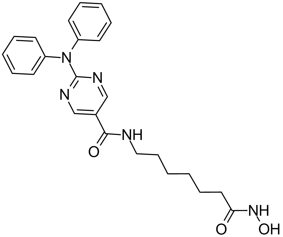 Rocilinostat (ACY-1215)  Chemical Structure