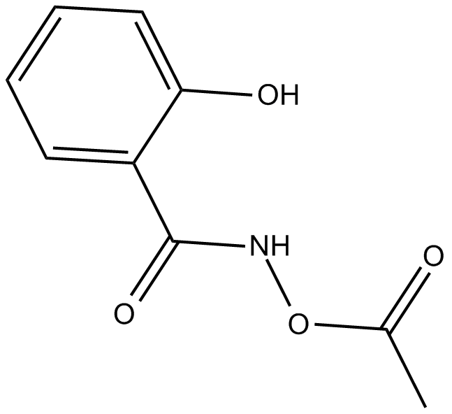 O-Acetyl Salicylhydroxamic Acid  Chemical Structure