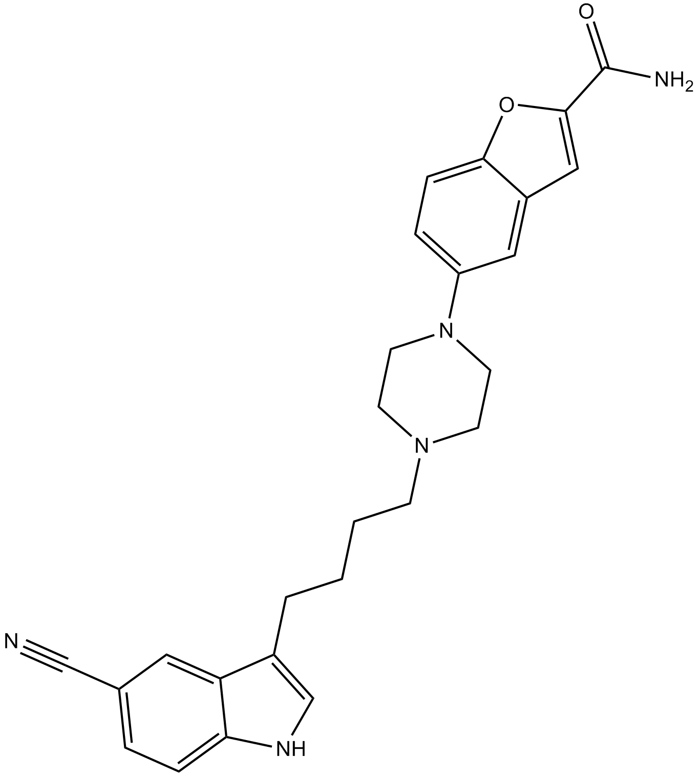 Vilazodone  Chemical Structure