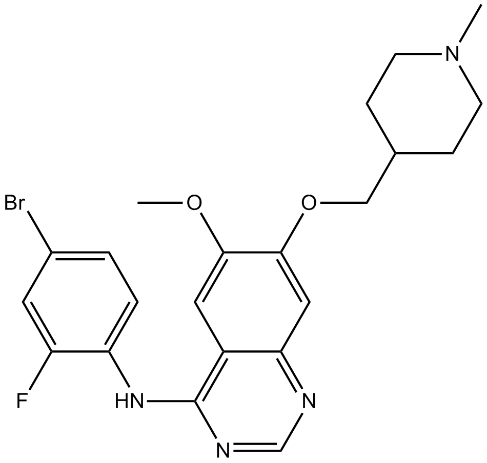 Vandetanib (ZD6474) 化学構造