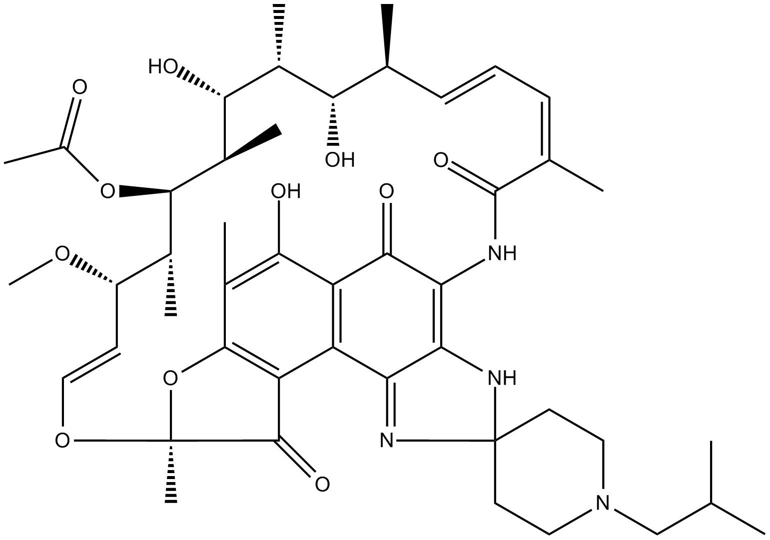 Rifabutin  Chemical Structure