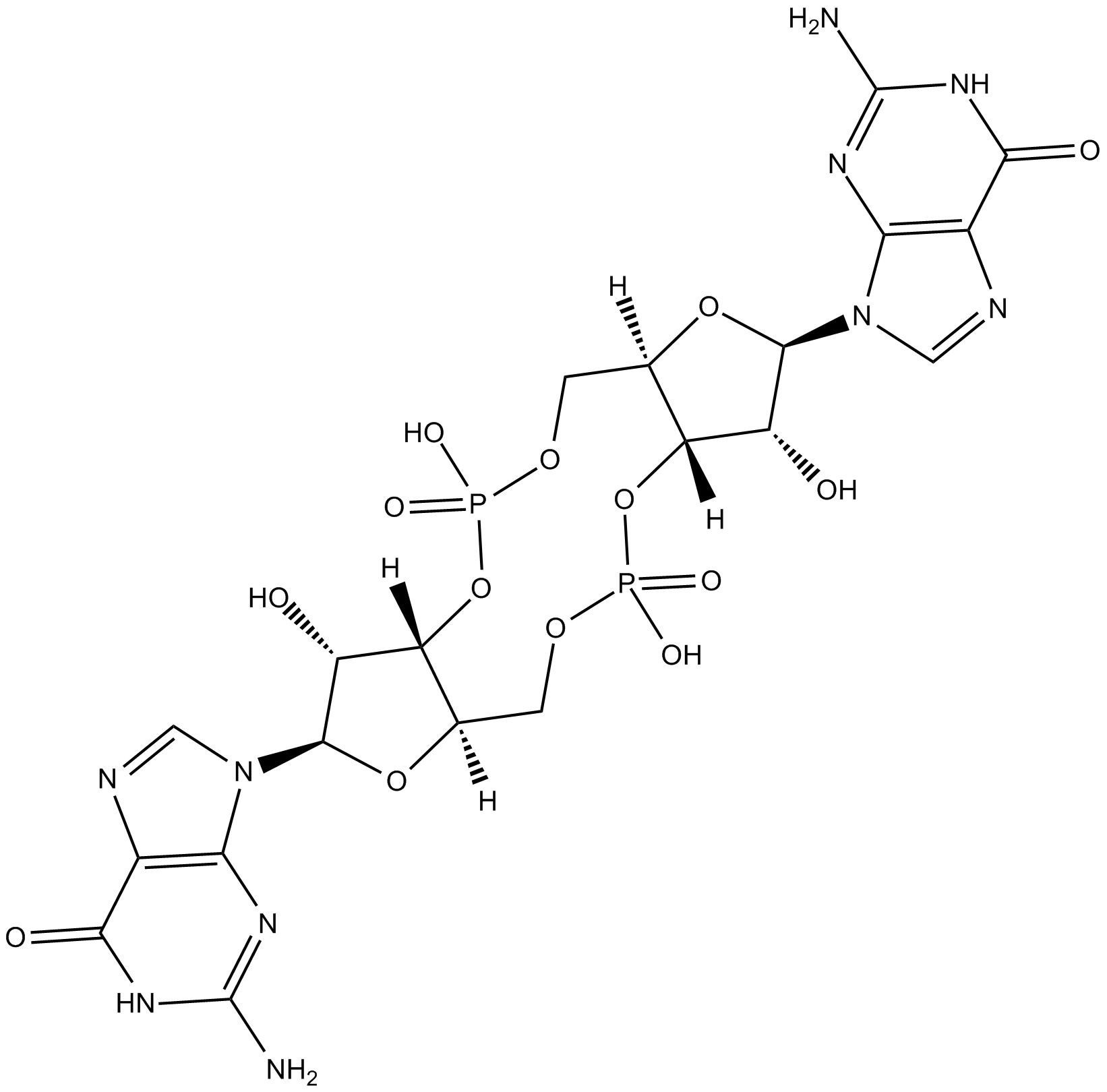 Cyclic di-GMP  Chemical Structure