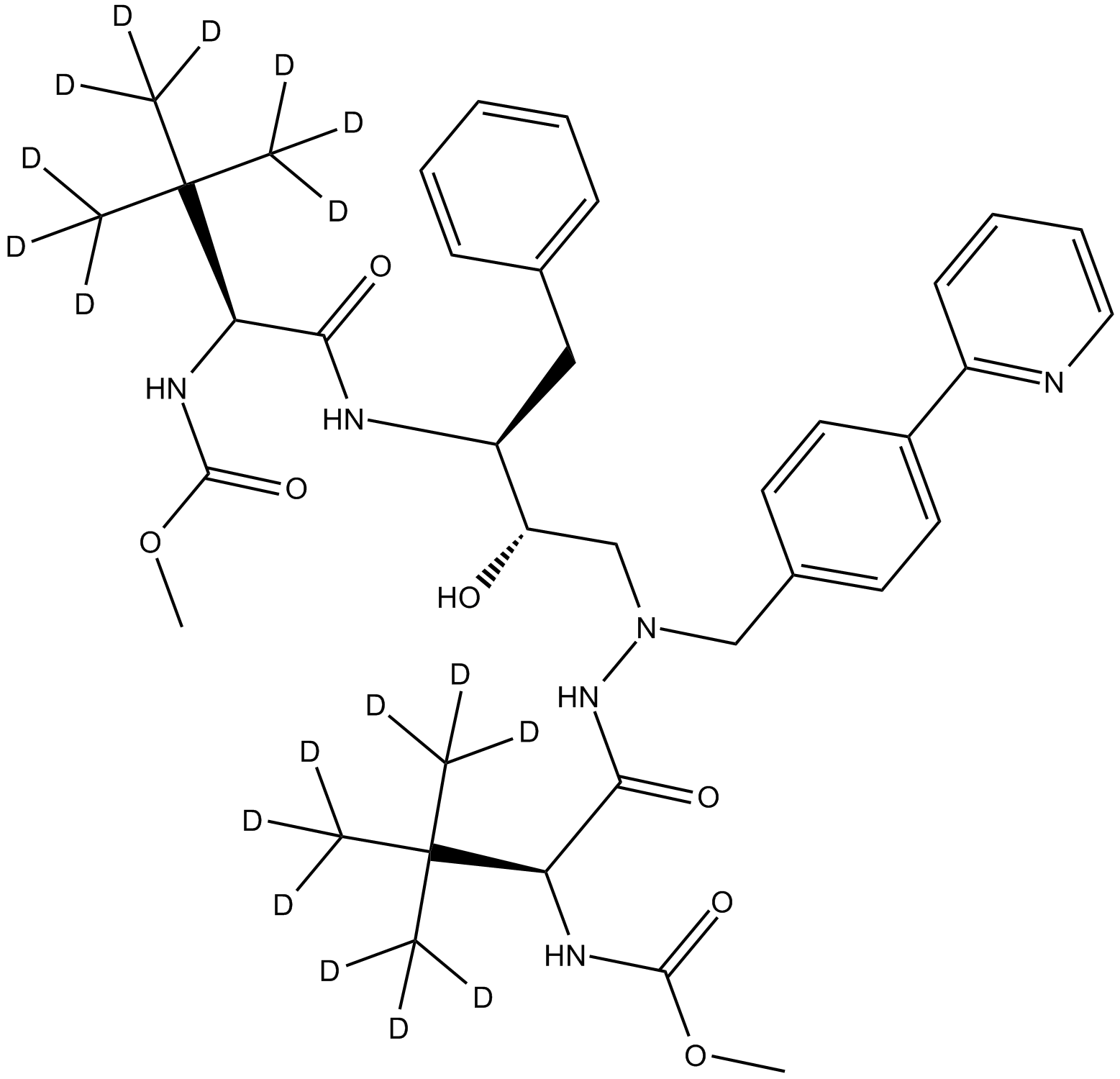 Deuterated Atazanivir-D3-3  Chemical Structure